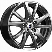 Диски 7x17 5x108 ET48 D63,35 K&K Игуана (КС590) (Блэк платинум) в Туле, K&K