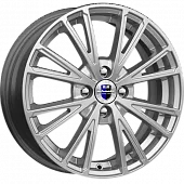 Диски 6x16 4x100 ET41 D60,1 K&K Меандр-оригинал (КС879) (Сильвер) в Туле, K&K