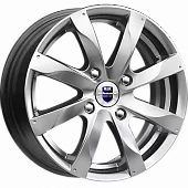 Диски 6x15 4x100 ET38 D67,1 K&K Джемини (КС617) (Дарк платинум) в Туле, K&K