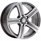 Диски 7,5x17 5x112 ET35 D66,6 СКАД Sakura (Алмаз грей) в Туле, СКАД